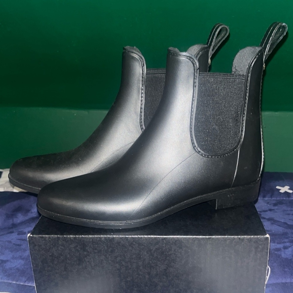 Matte Black Ankle Boots